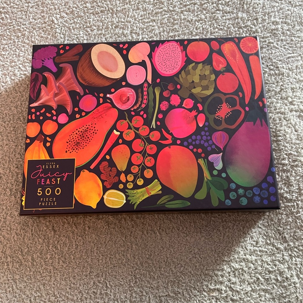 Juicy Feast 500 Piece Puzzle - Multicolor